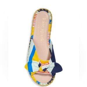 KATE SPADE NEW YORK
Saltie Shore Striped Espadrille Slides Size 8